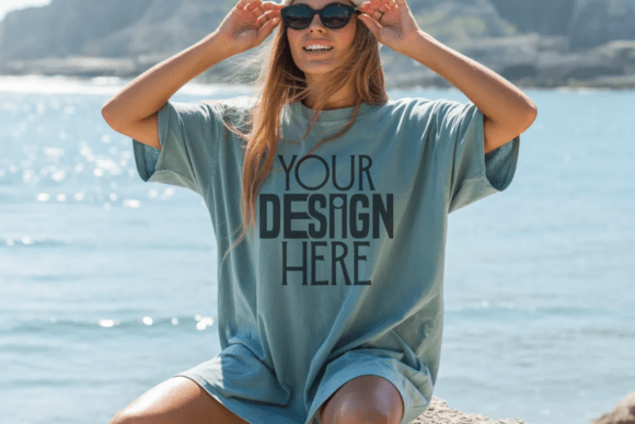 Comfort Colors 1717 Bay T-Shirt Mockup: A Modern Tool for Design Presentation
