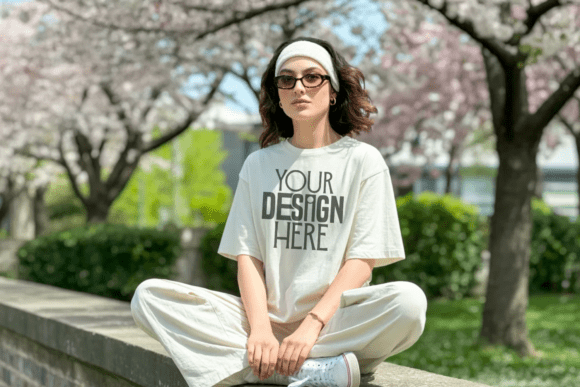 Comfort Colors 1717 White T-Shirt Mockup: A Professional Tool for Design Presentation