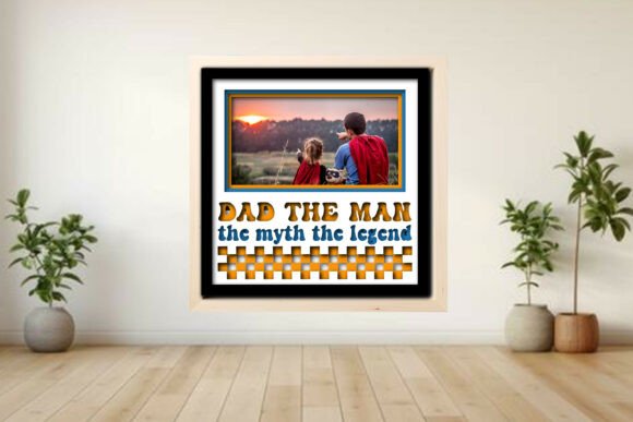 Dad the Man the Legend Photo Frame: A Layered Memory Display for Woodworking Enthusiasts