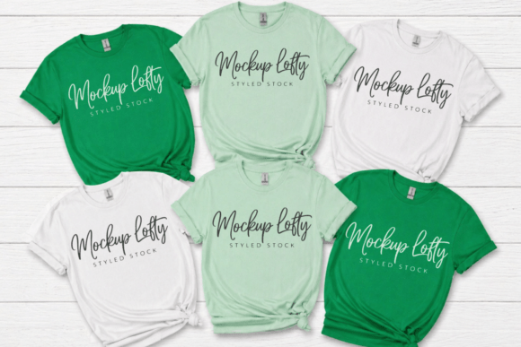 Gildan 64000 Group T-Shirt Mockup