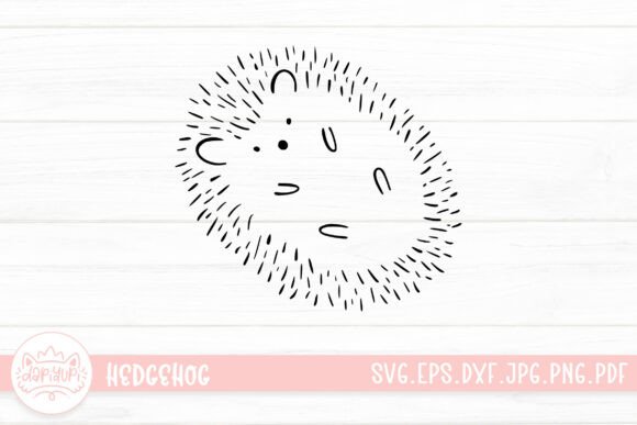 Hedgehog Doodle Outline SVG Cut File: Strategic Use for Creative and Business Applications