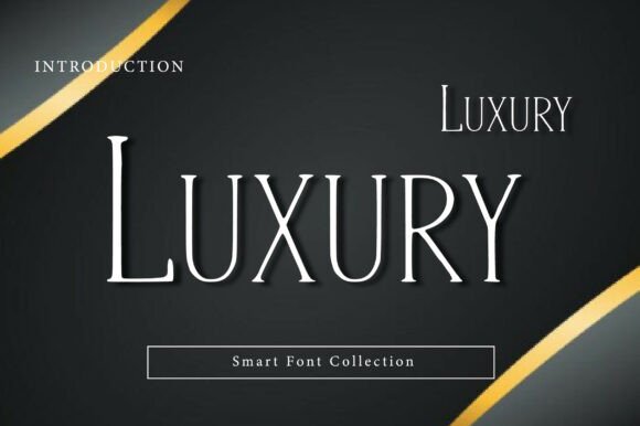 Luxury Font: Elevating Brand Identity and Design with Timeless Elegance