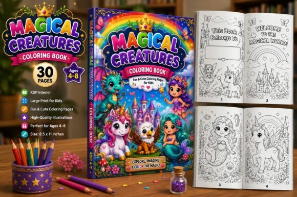 Magical Creatures Coloring Book: A Gateway to Imagination and Creativity