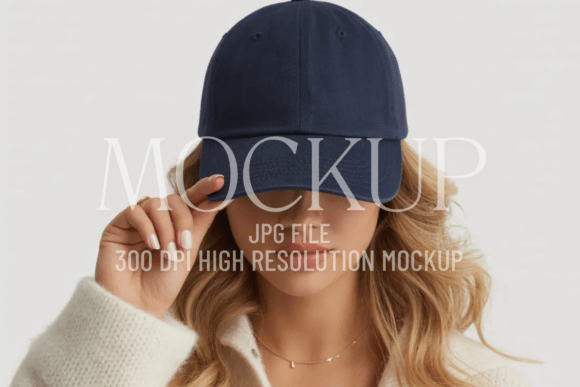 Navy Dad Hat Mockup: A Versatile Tool for Design Presentation