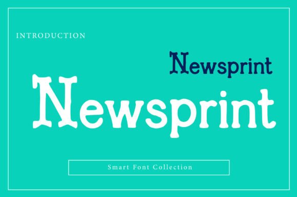 Newsprint: A Bold Vintage Serif Font for Timeless Design