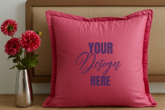 Square Sofa Pillow Mockup: A Professional Tool for Design Presentation