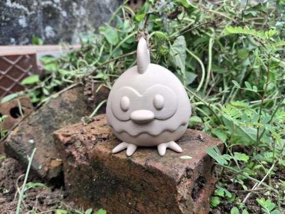 Stylized Cute Chicken Figurine STL – A Playful Addition to Your 3D Printing Projects