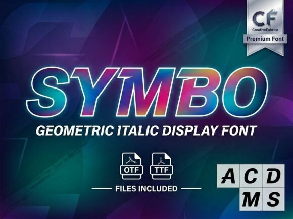 Symbo: A Bold Display Font for Impactful Visual Communication